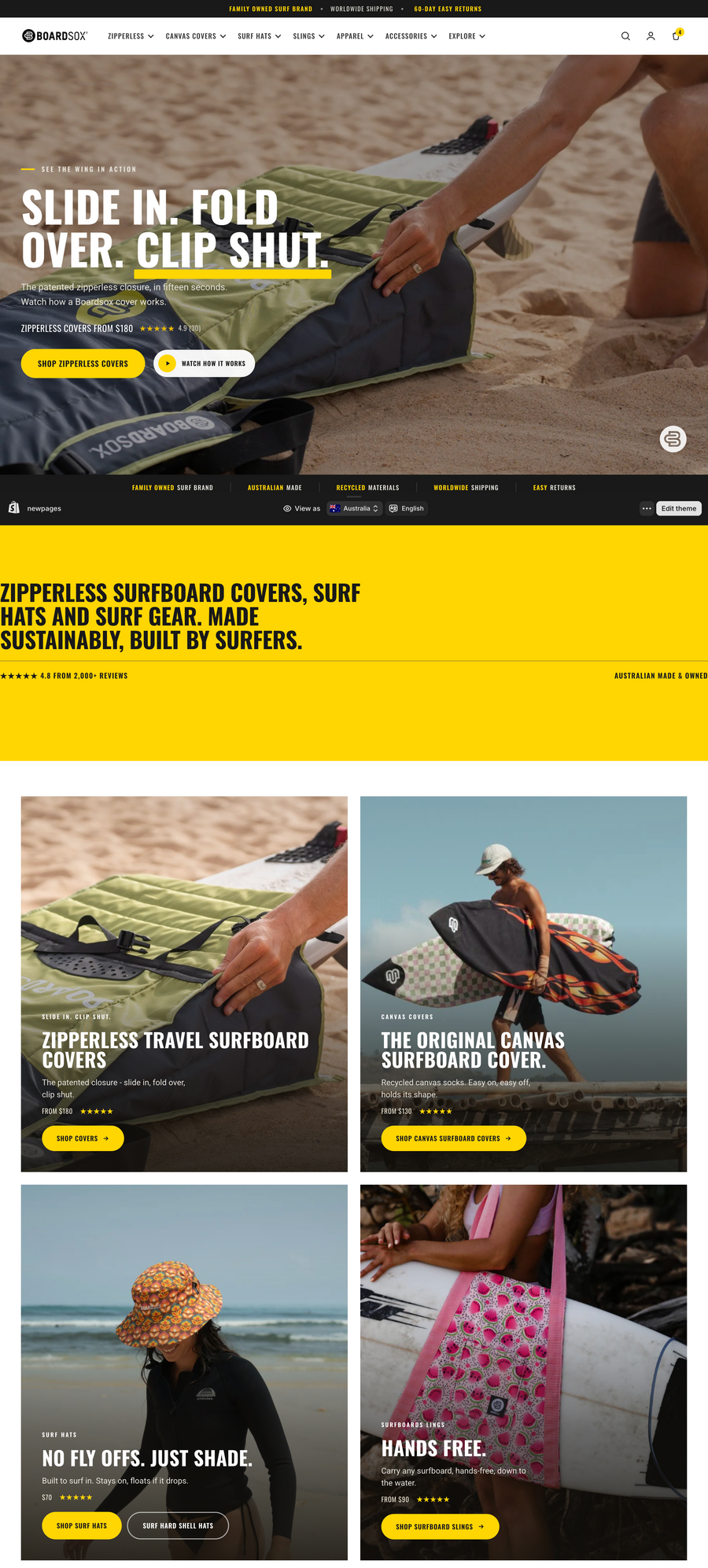 Shopify rebuild · homewares