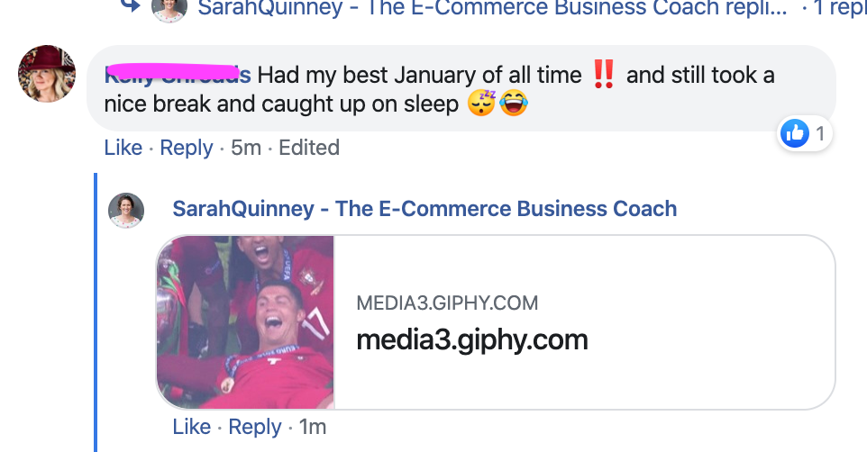 Member win from the private community